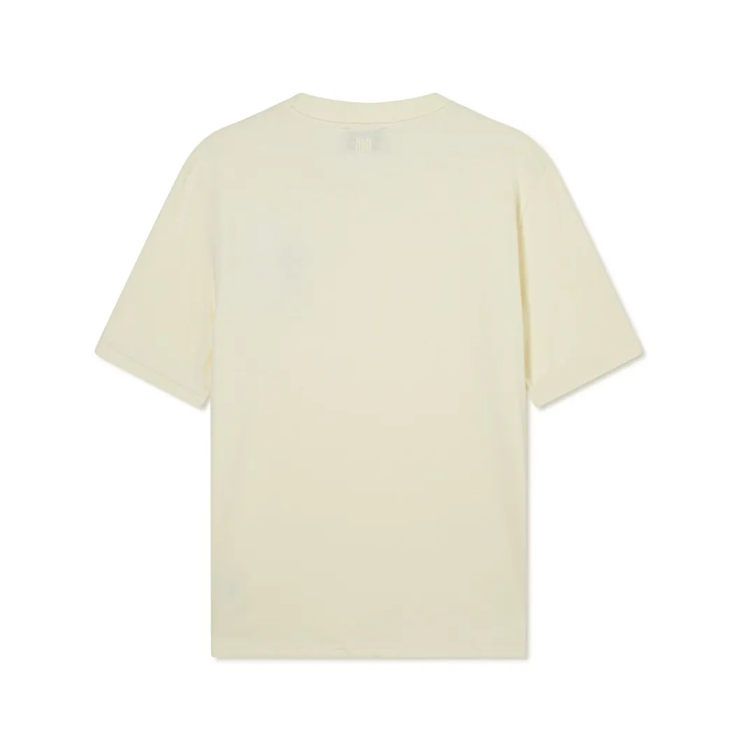 Style No.: A 007# P57 Ami 2026 Spring/Summer New Arrival T-shirt Short Sleeve The workmanship of this chapter is extremely cumbersome and complex. It uses water-soluble polyester and water-soluble thread to start the pattern, dye it, then air-dry, shape it, and then laser process the details. The process takes a long time, which distinguishes it from the junk version of the leaky bottom fabric on the market. We completely restore the correct version of the official website 1:1, with high-weight fabrics, synchronized detail routing, and restored official website letter embroidery, which is the only correct version on the entire network. Color: Apricot Red Black Red White Red Navy Blue Gray Apricot Black Sizes: S-XL
